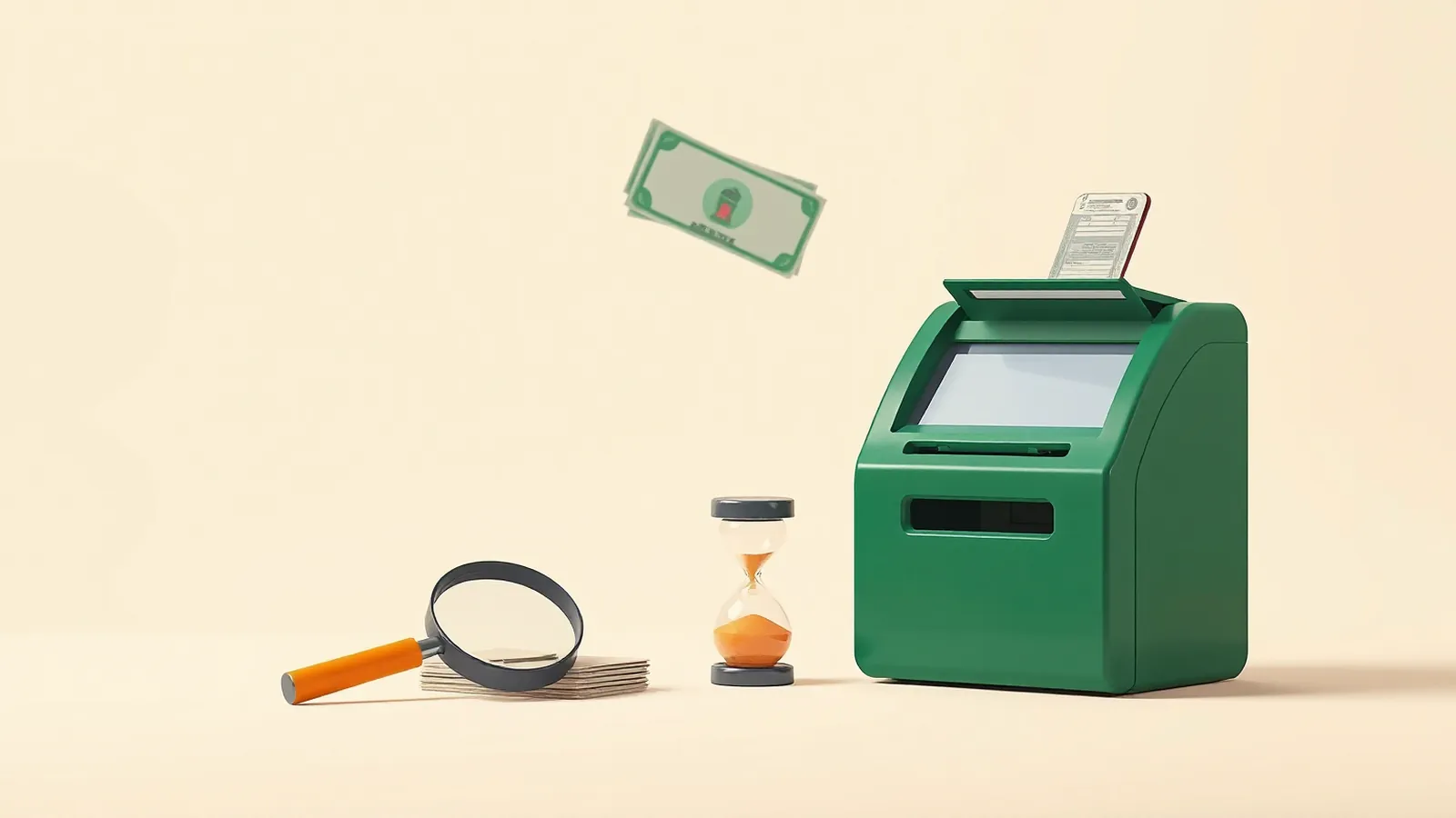 Illustration for: ATM Cash Not Dispensed but Debited? Get ₹100 a Day