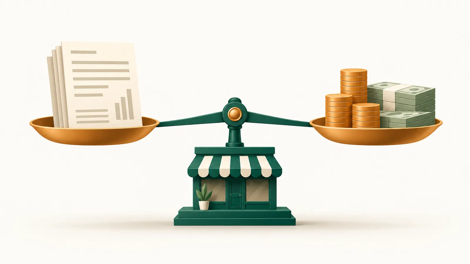 Illustration for: Break-Even Sales Calculation for Small Businesses in India