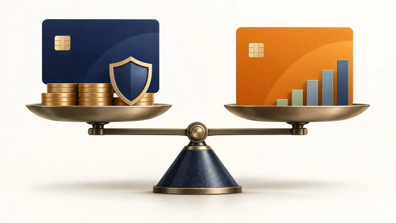 Illustration for: Secured vs Unsecured Credit Card: Cost, Limit and CIBIL