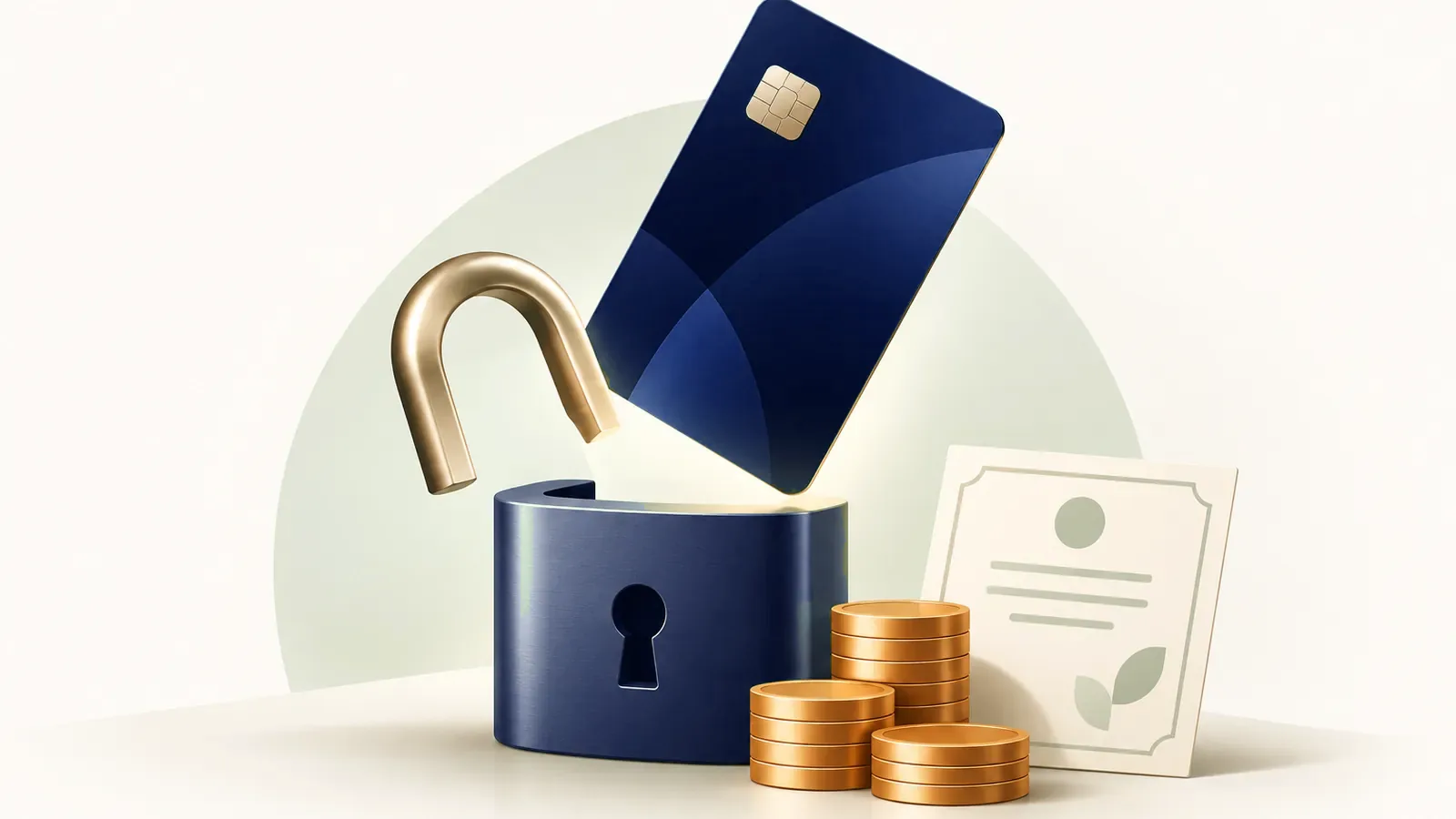 Illustration for: Upgrade Secured to Unsecured Credit Card: When and How