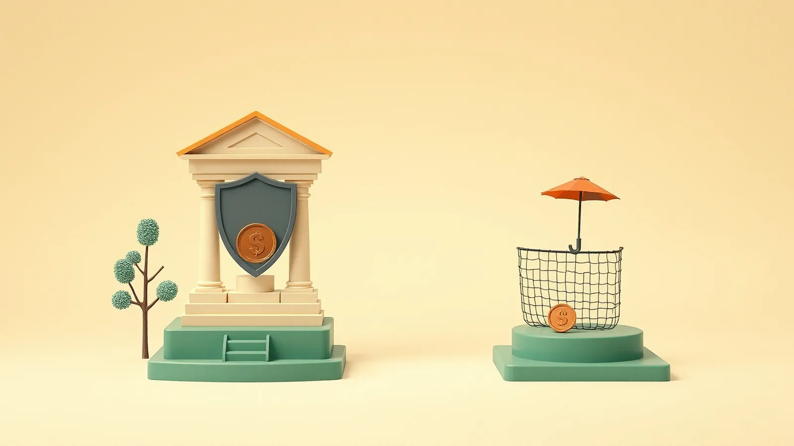 Illustration for: What Happens If a Bank Fails in India? DICGC Cover Explained
